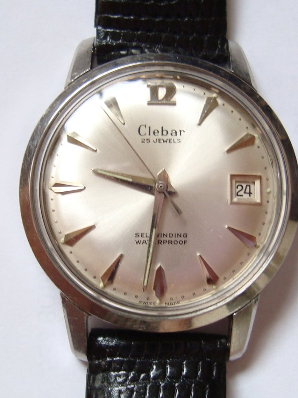 VINTAGE AUTOMATIC CLEBAR 25 JEWELS,RTUN GREAT